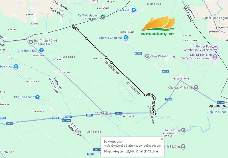 096.32.09 Hình vẽ vệ tinh đường tỉnh 831D